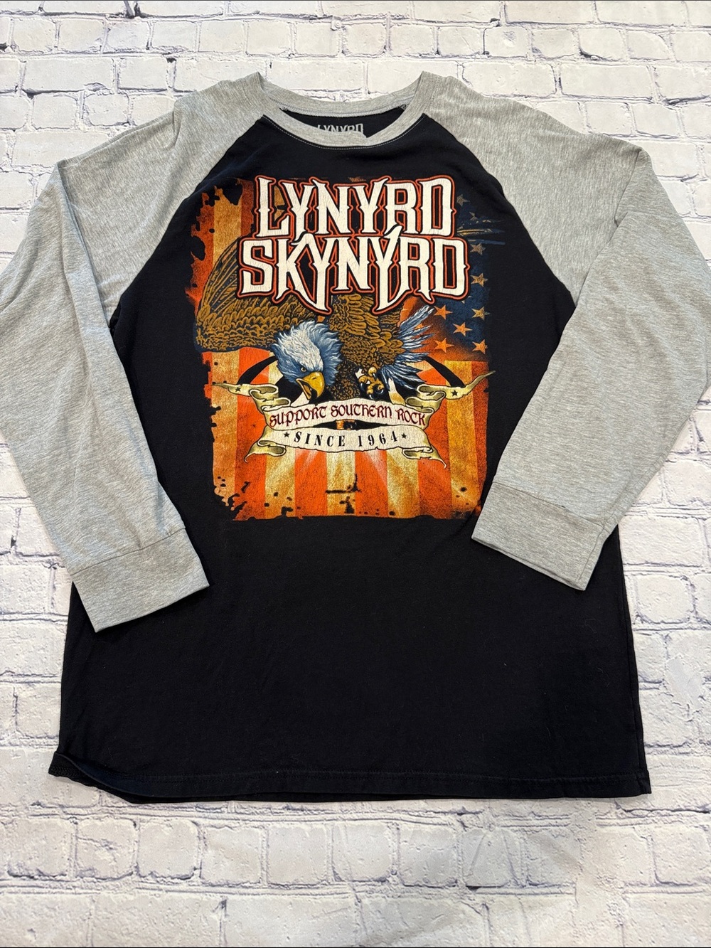 Lynyrd Skynyrd Graphic Baseball Tee | Large | Band Tees | Gently Used